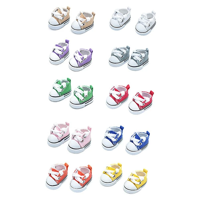 Mini Running Shoes Accessory for Plush Dolls (Assorted Colors) Petite Threads