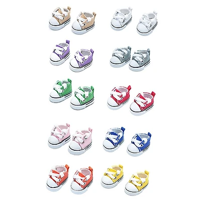 Mini Running Shoes Accessory for Plush Dolls (Assorted Colors) Petite Threads