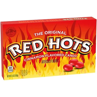 Red Hots Original Cinnamon Flavored Candy Theater Box 5.5 oz