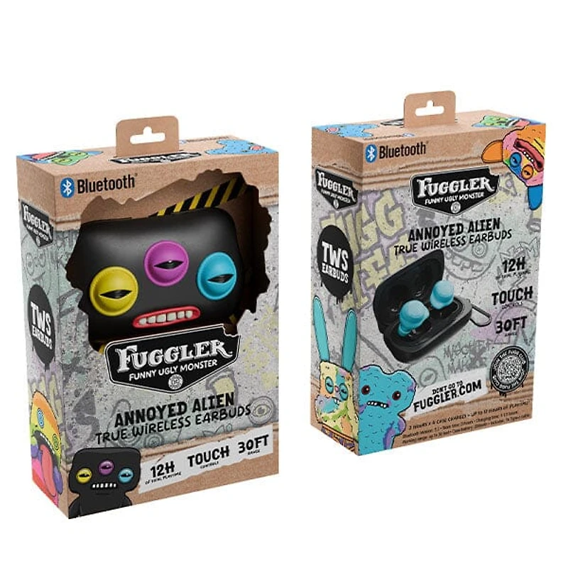 Fuggler Annoyed Alien True Wireless Bluetooth Earbuds