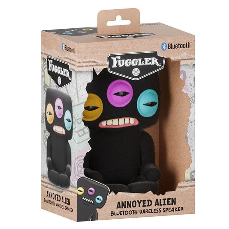 Fuggler Annoyed Alien Flocked Bluetooth Wireless Speaker