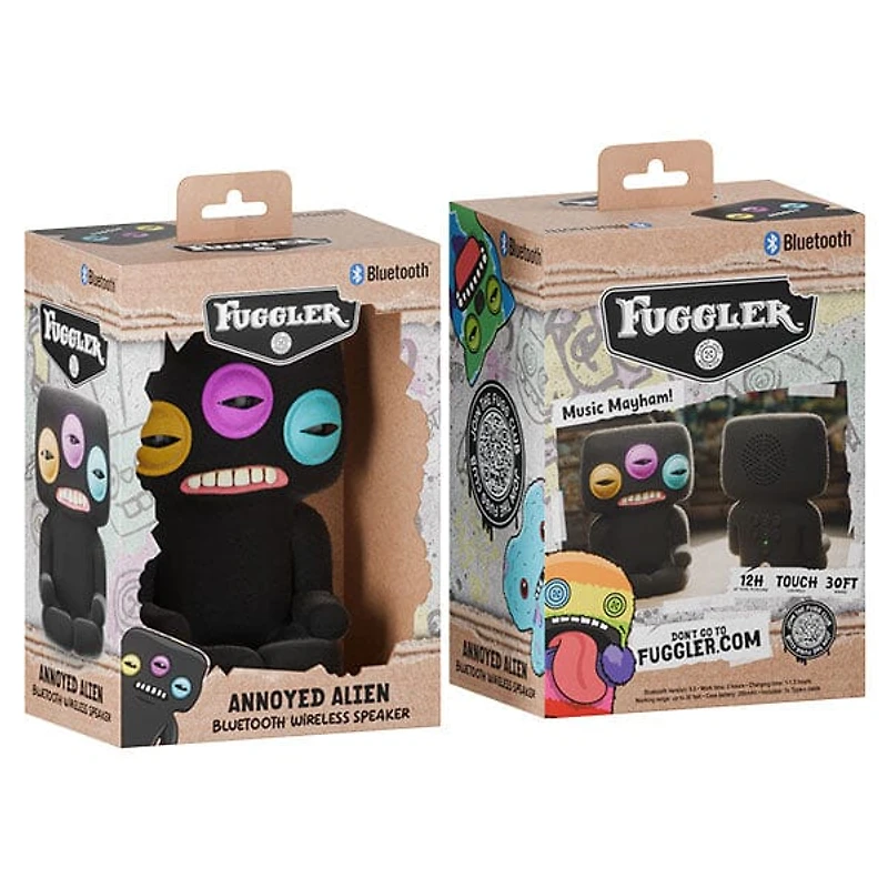 Fuggler Annoyed Alien Flocked Bluetooth Wireless Speaker