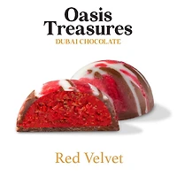 Dubai Chocolate Bites 24-Day Countdown Calendar by Oasis Treasures (240g) 7 Different Flavors!