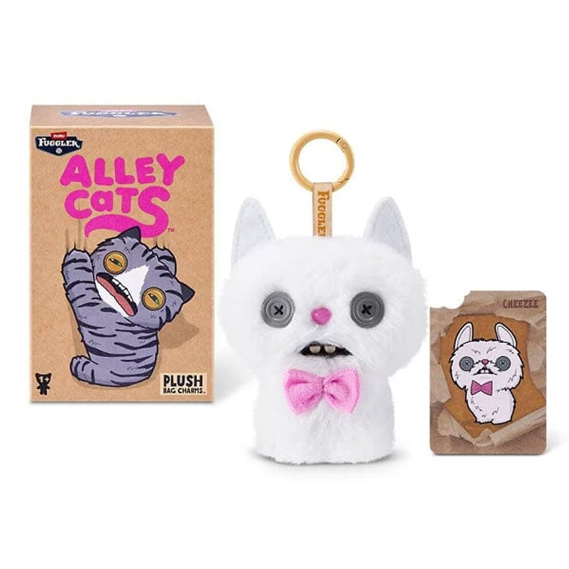 Fuggler Alley Cats Keyrings Series 1 Collectible 5" Plush Toy Hanger Blind Box (1pc)