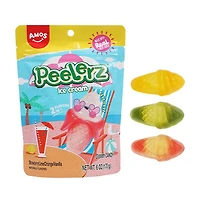 Amos 4D Peelerz Peelable Fruit Gummy Candy (6oz) Multiple Flavors