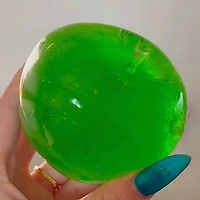 Green Apple Sparkly Maltose Stress Ball Squishy Fidget Toy (1pc)