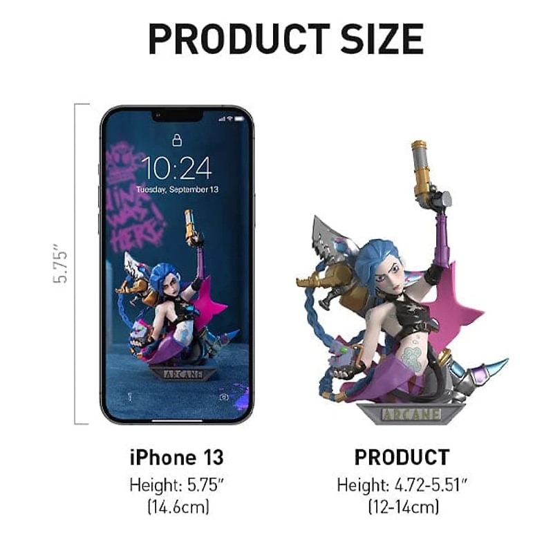 Pop Mart x League Of Legends: Arcane Series Collectible Figurine Blind Box (1pc)