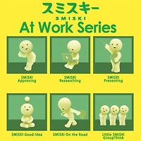 Smiski At Work Series Collectible Glow in the Dark Figurine Blind Box (1pc)