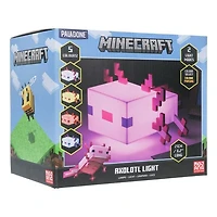 Paladone Minecraft Axolotl 8" 5 Color Novelty Tabletop Lamp