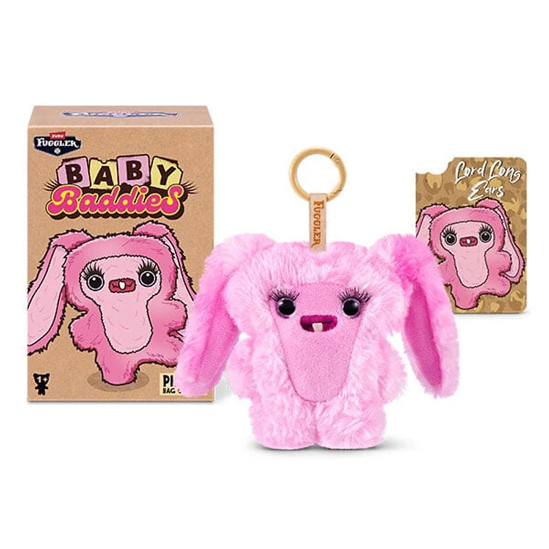 Fuggler Baby Baddies Keyrings Series 1 Collectible 5" Plush Toy Hanger Blind Box (1pc)