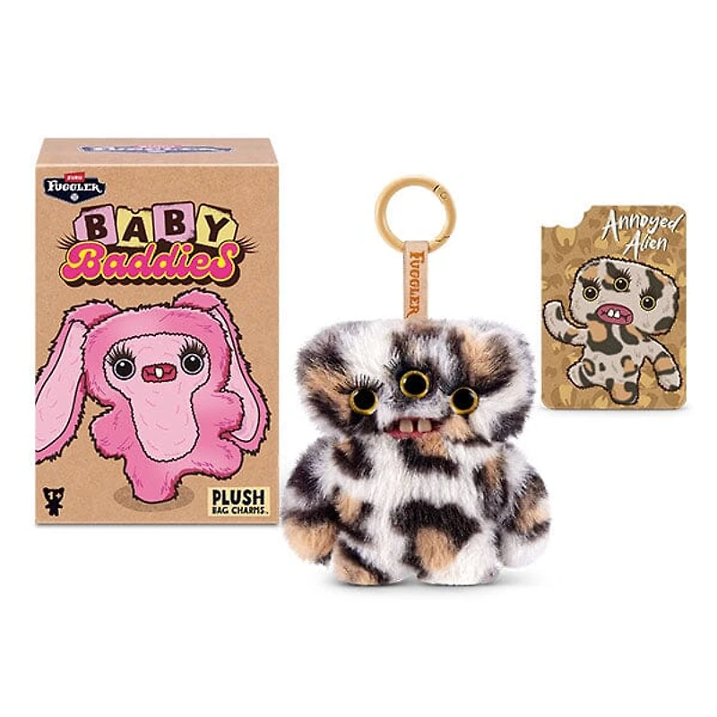 Fuggler Baby Baddies Keyrings Series 1 Collectible 5" Plush Toy Hanger Blind Box (1pc)
