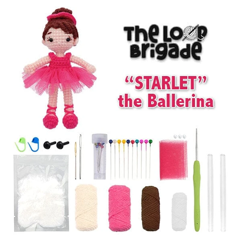 The LOOP Brigade: DIY Crochet Plush Toy Complete Kit For Beginners