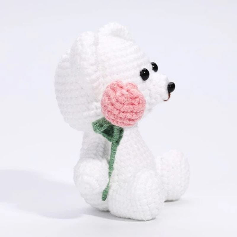 The LOOP Brigade: DIY Mini Crochet Plush Toy Complete Kit For Beginners - Cliff the Bear