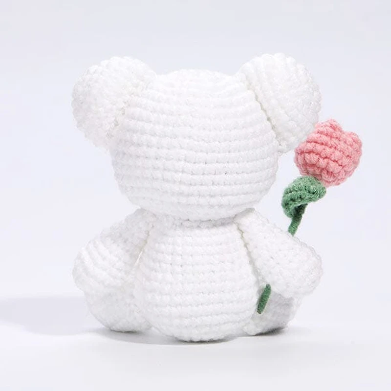 The LOOP Brigade: DIY Mini Crochet Plush Toy Complete Kit For Beginners - Cliff the Bear