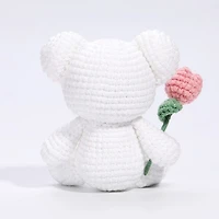 The LOOP Brigade: DIY Mini Crochet Plush Toy Complete Kit For Beginners - Cliff the Bear