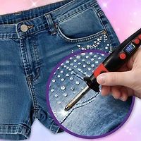 Dazzlify Hot-Fix Bedazzle Rhinestone Applicator Wand Large Kit