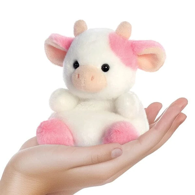 Original Palm Pals™ Belle Strawberry Cow 5" Plush Toy