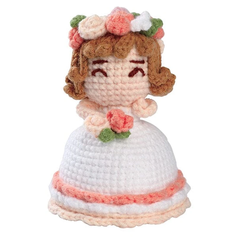 The LOOP Brigade: DIY Crochet Plush Toy Complete Kit For Beginners - Blossom Belle the Bouquet Doll