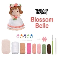 The LOOP Brigade: DIY Crochet Plush Toy Complete Kit For Beginners - Blossom Belle the Bouquet Doll