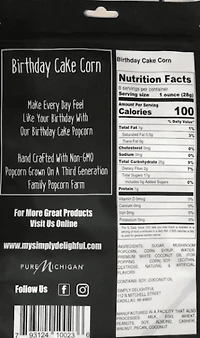 Simply Delightful: Birthday Cake Popcorn