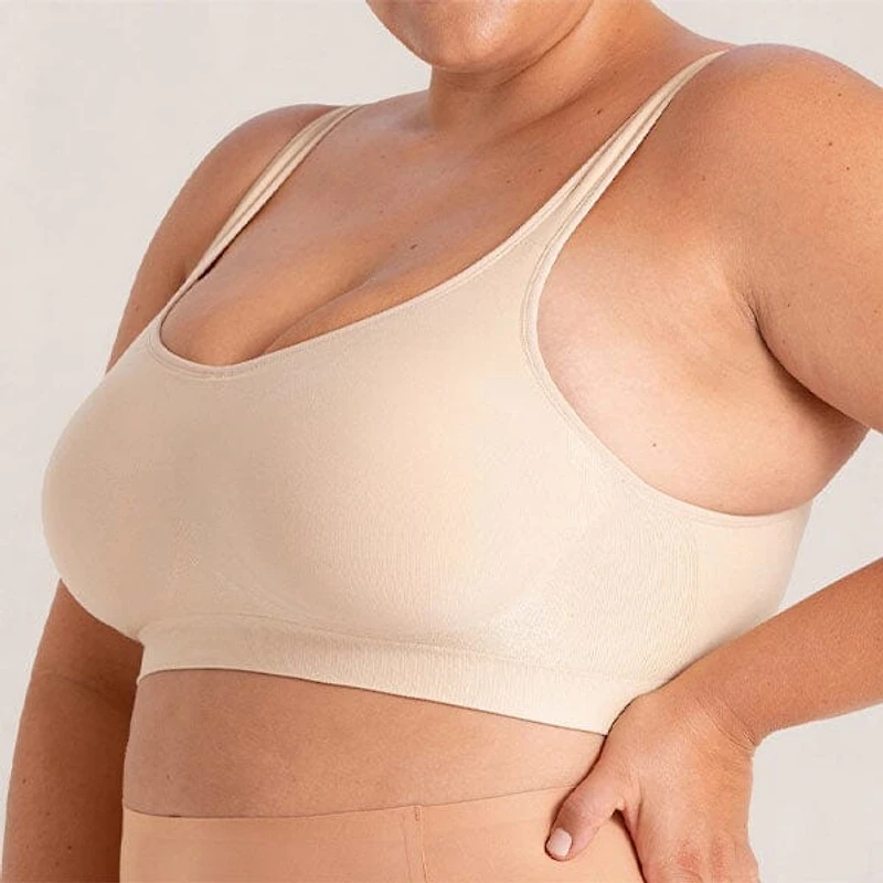 Shapermint Essentials® Everyday Comfort Straps Wireless Shaping Bra - Chai (Multiple Sizes)