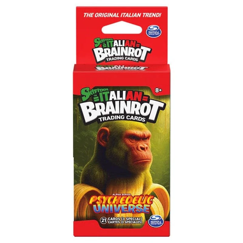 Italian Brainrot TCG: Alpha Series "Psychedelic Universe" Collection Bundle (3 Packs of 7 Cards)