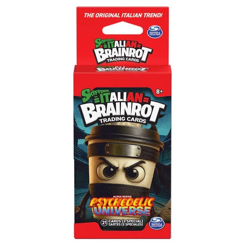 Italian Brainrot TCG: Alpha Series "Psychedelic Universe" Collection Bundle (3 Packs of 7 Cards)