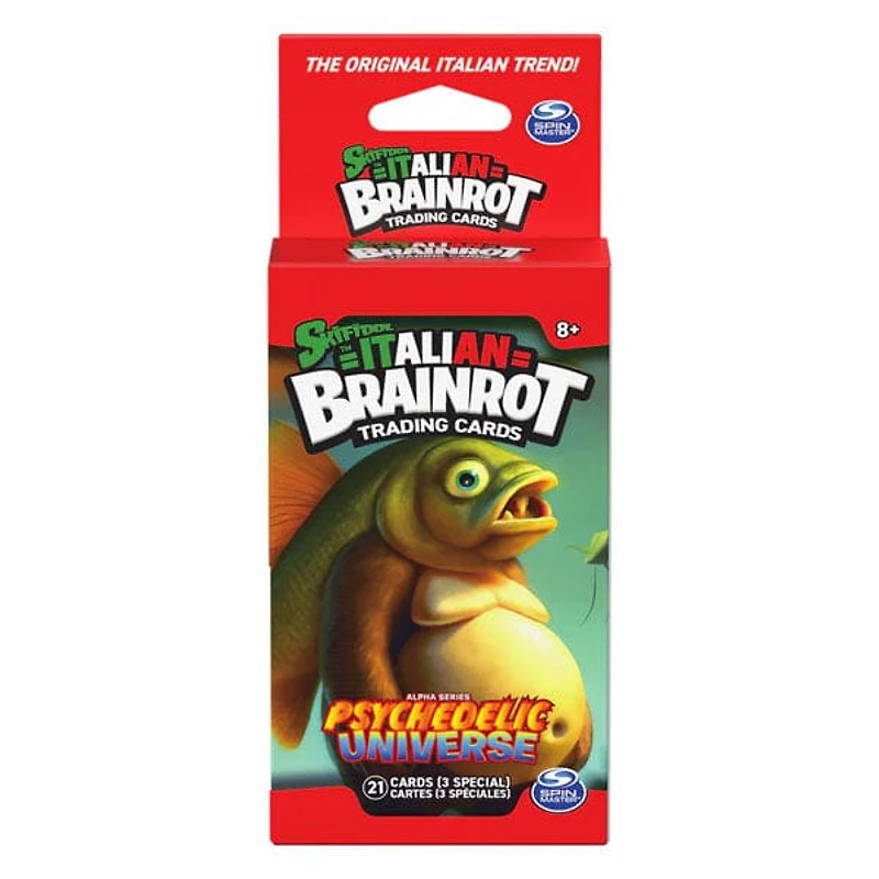Italian Brainrot TCG: Alpha Series "Psychedelic Universe" Collection Bundle (3 Packs of 7 Cards)