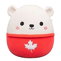 Squishmallows Super Soft Plush Toys 7.5" Brooke The Polar Bear (Maple Leaf Sweater)