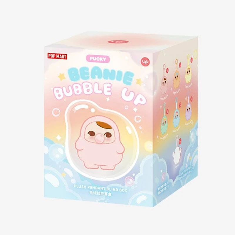 Pop Mart x PUCKY: Beanie Bubble Up Series Plush Pendant Keyring Blind Box (1pc)
