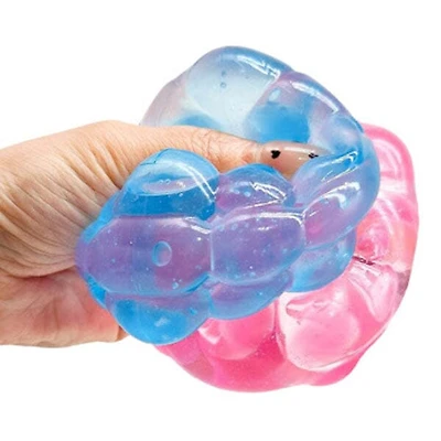 Sugah-Mals Bubble Cube Sugar Stress Ball Squishy Fidget Toy (1pc) Color Ships Assorted