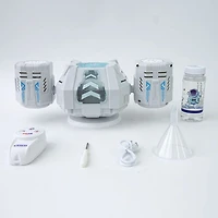 POPALOOZI Light-Up Bubble Storm Machine with Remote