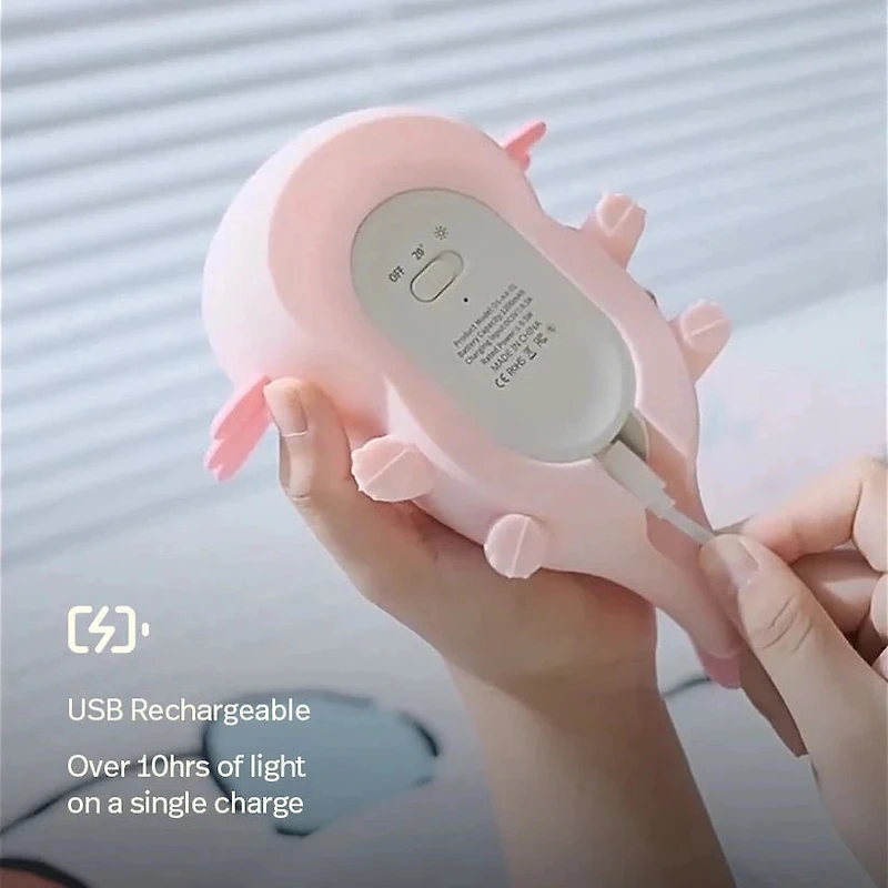 AxoNap: Decorative Axolotl Night Light