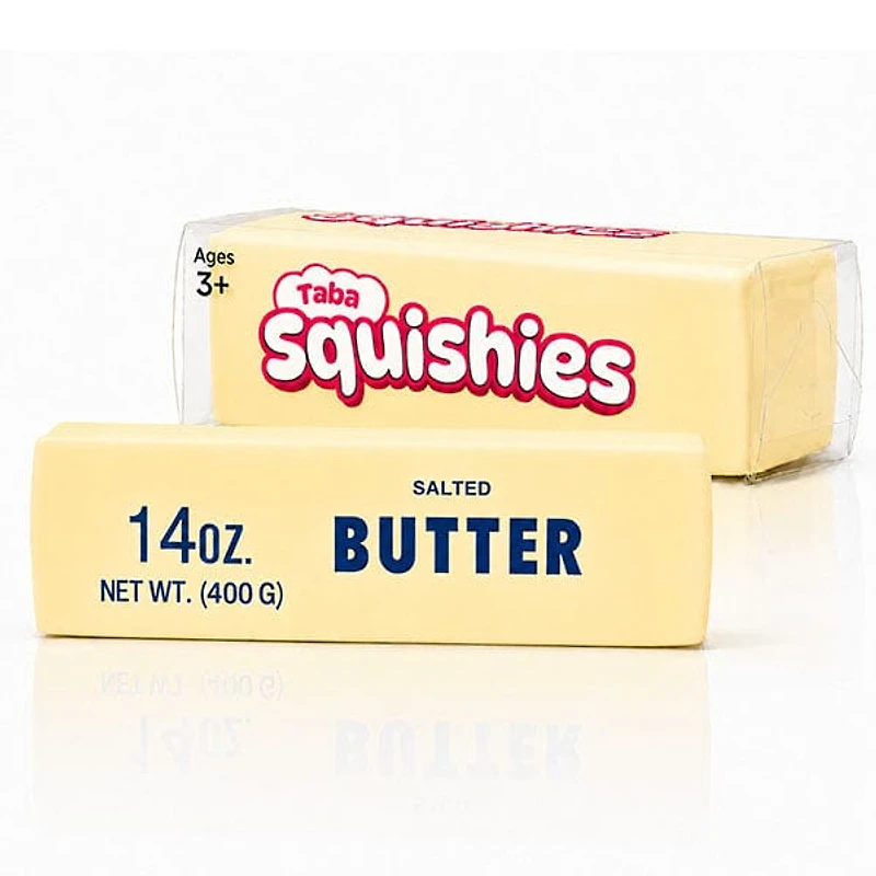 Giant Salted Butter Stick 10" Slow-Rise Squishies® Fidget Toy (1pc)