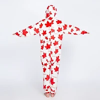 Cozy Cuddler "Elbows Up!" Canada Flannel Onesie For Adults & Kids (1pc) Multiple Sizes