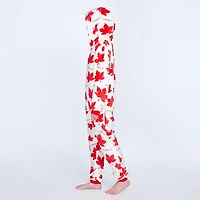 Cozy Cuddler "Elbows Up!" Canada Flannel Onesie For Adults & Kids (1pc) Multiple Sizes