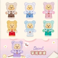TOP TOY x Disney: Winnie The Pooh "Candy Bear" Series Plush Keychain Blind Box (1pc)