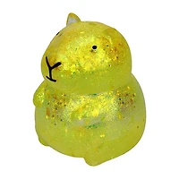 Capybara Kawaii Sparkly Stress Ball Squishy Fidget Toy (1pc) Color Ships Assorted