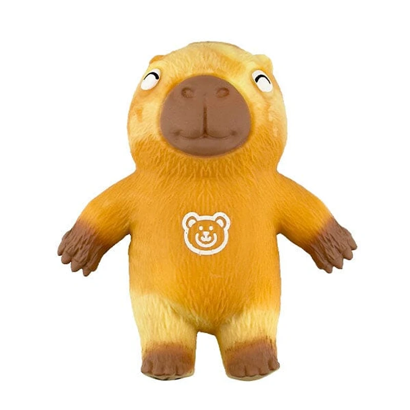 StretchaPalz Tie Dye Capy Buddies Capybara Fidget Squishy Toy (1pc) Color Ships Assorted