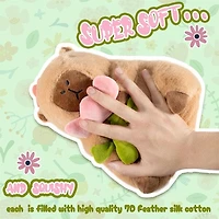 Capybara 9" Kawaii Flower Plush Toy