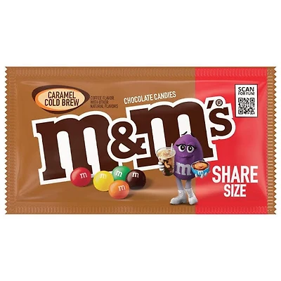 M&M's Caramel Cold Brew Special Edition Chocolate Candy Pouch (2.83oz)