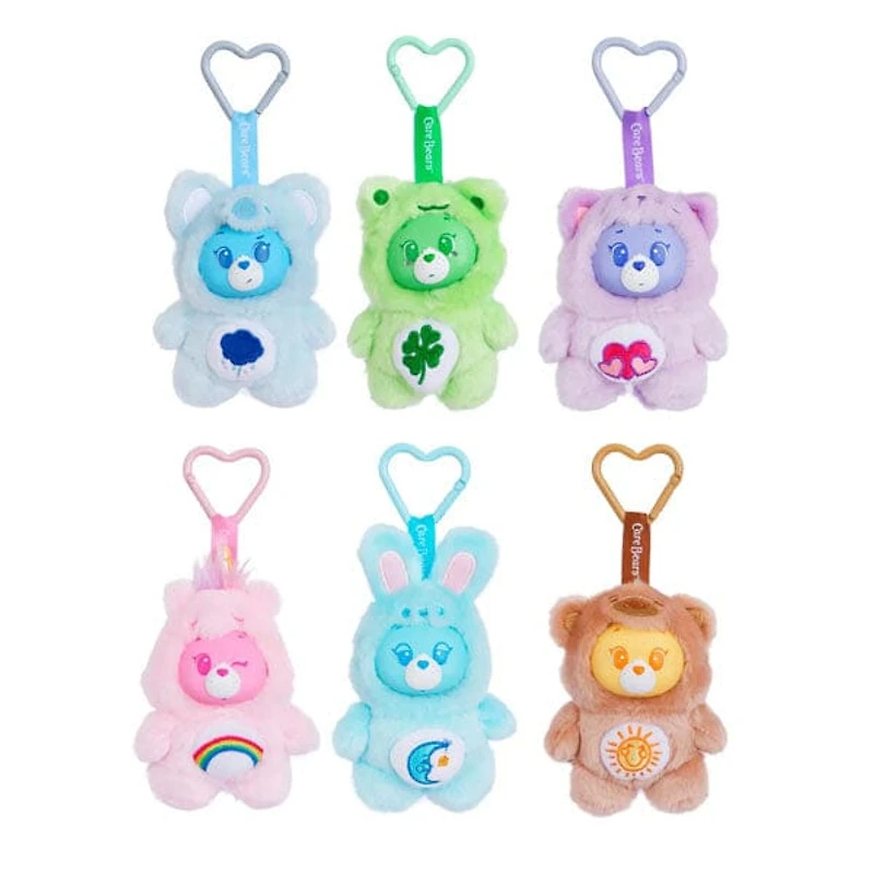 MINISO x Care Bears: Mini "Animal Costume" Series Plush Keychain Blind Box (1pc)