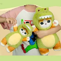Mofusand© 12" Cat Dress-Up Plush Doll Toy in Crocodile Costume