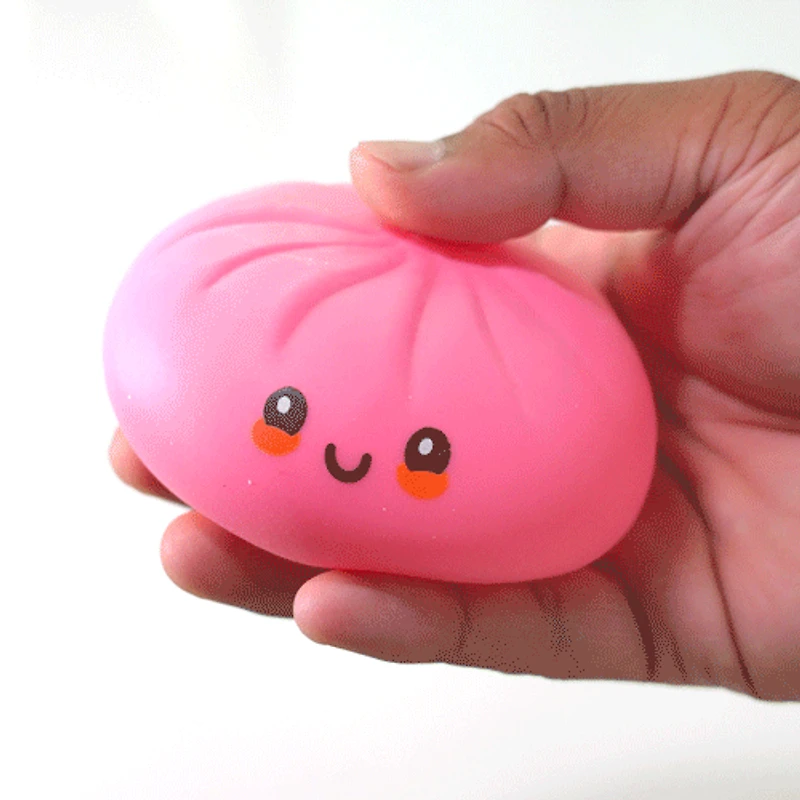 RMS® Color Change Mystery Bao Bun 4" Dumpling Squishy Fidget Toy (1pc)