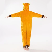 Cozy Cuddler Capybara Flannel Onesie For Adults & Kids (1pc) Multiple Sizes