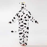 Cozy Cuddler Cow Flannel Onesie For Adults & Kids (1pc) Multiple Sizes