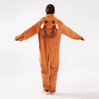 Cozy Cuddler Moose Flannel Onesie For Adults & Kids (1pc) Multiple Sizes