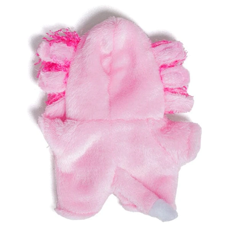 Outfit: Pink Axolotl Onesie Costume for Dolls - Petite Threads x Cozy Cuddler