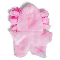 Outfit: Pink Axolotl Onesie Costume for Dolls - Petite Threads x Cozy Cuddler