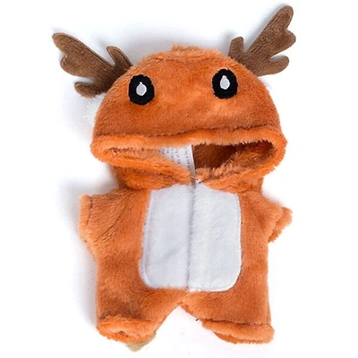 Outfit: Moose Onesie Costume for Dolls - Petite Threads x Cozy Cuddler